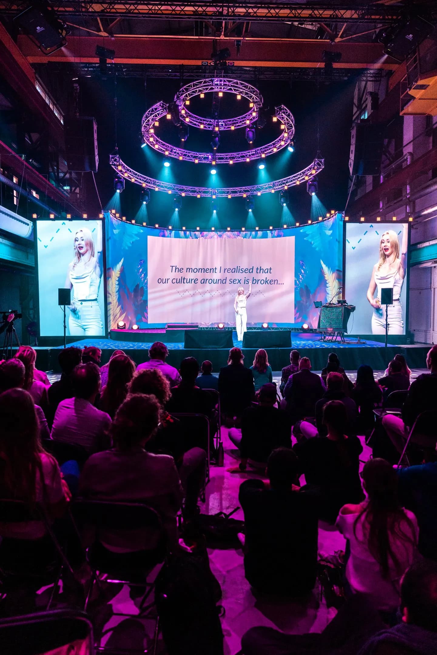 Anna Lindfors speaking about creating a powerful culture around sex