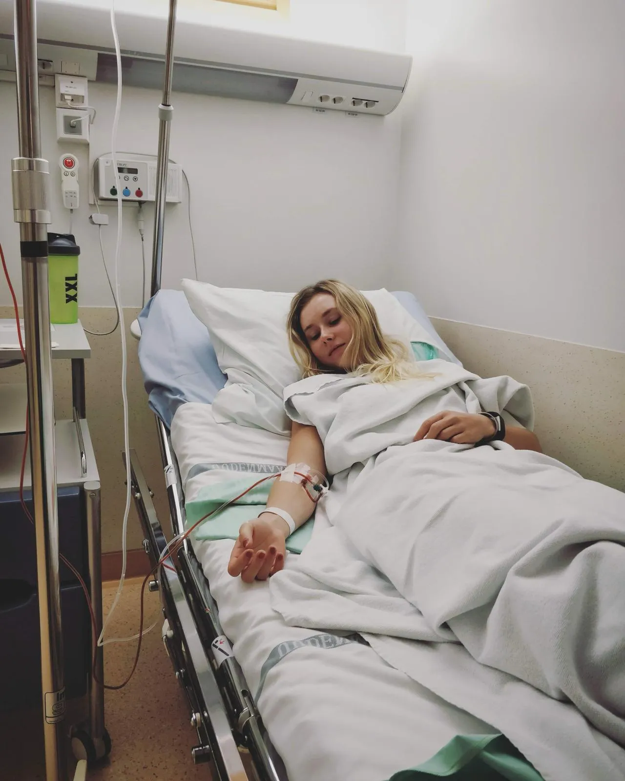 Anna during illness