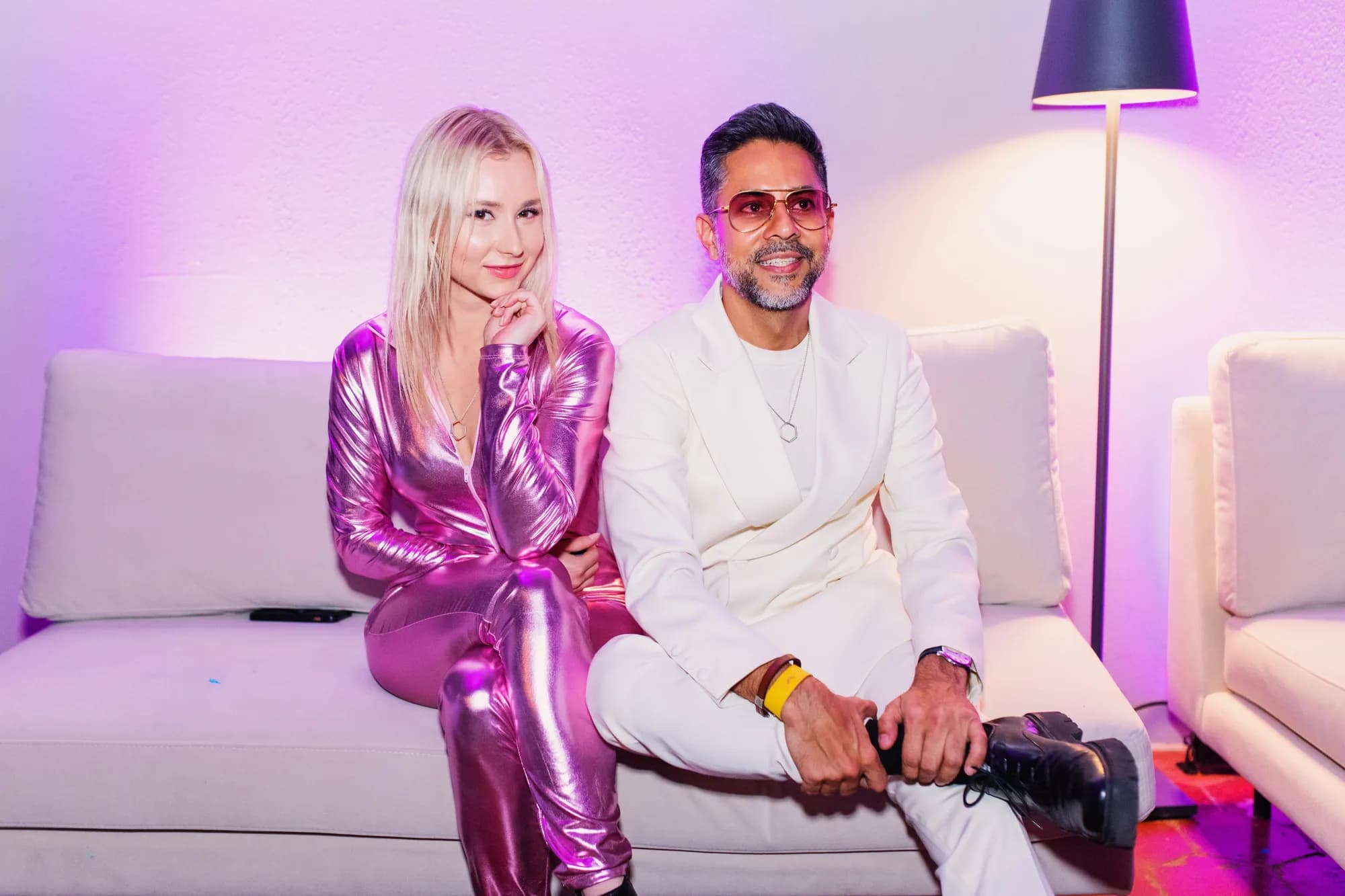 Anna Lindfors with Vishen Lakhiani, Founder & CEO of Mindvalley